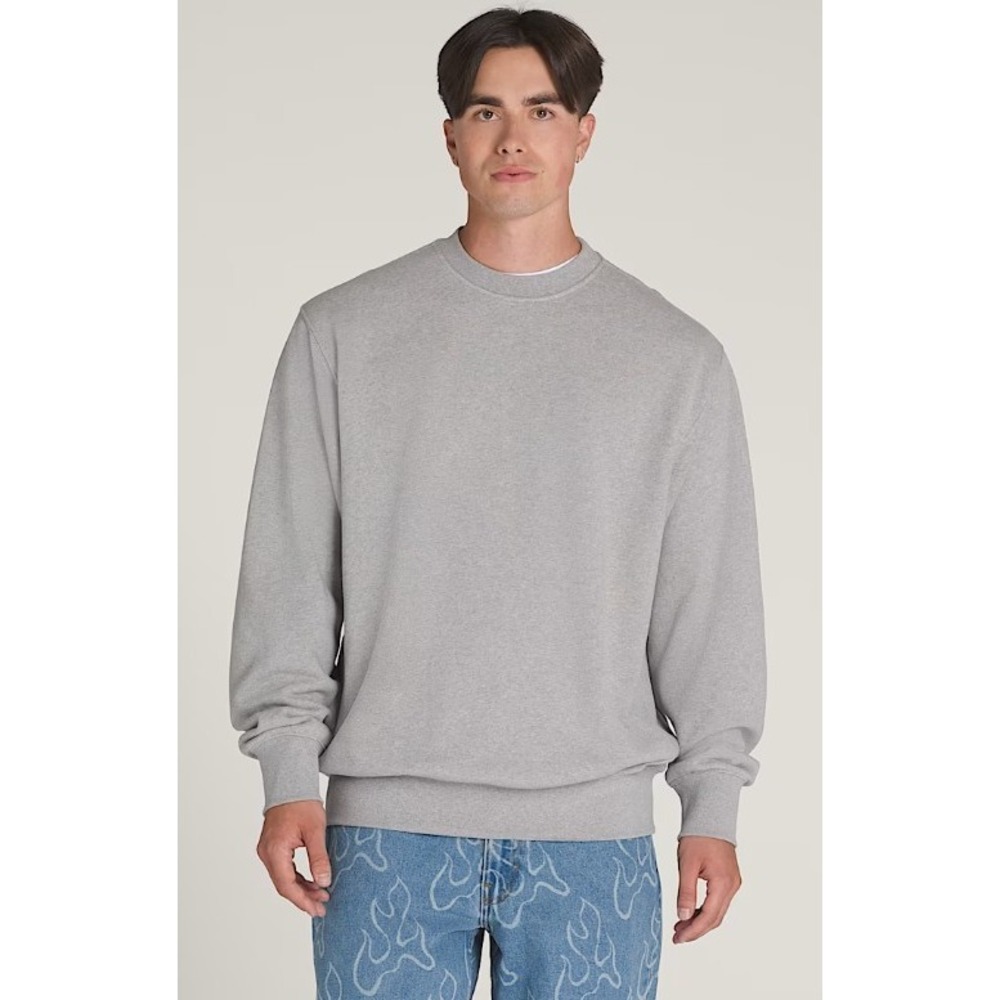 VANS‎ Original Standards Crew Sweatshirt en Heather Grey Size L NWT